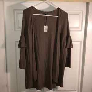Express Ruffle sleeve cardigan